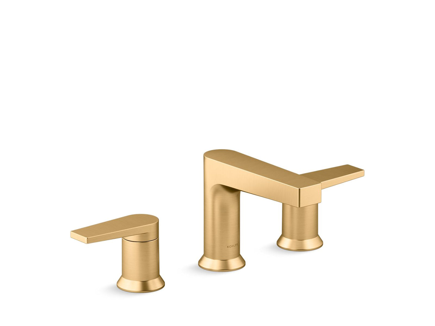 KOHLER K-37887-4-2MB Widespread bathroom sink faucet, 1.2 gpm  -  Vibrant Brushed Moderne Brass