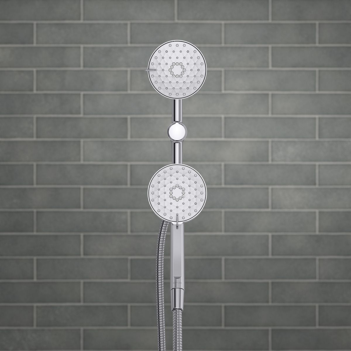 KOHLER K-23218-BL Awaken 2-In-1 Multifunction 2.5 Gpm Shower Combo Kit - Matte Black