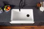KOHLER K-24564-FF Riverby 35-3/4" Undermount Single-Bowl Farmhouse Workstation Kitchen Sink - Sea Salt