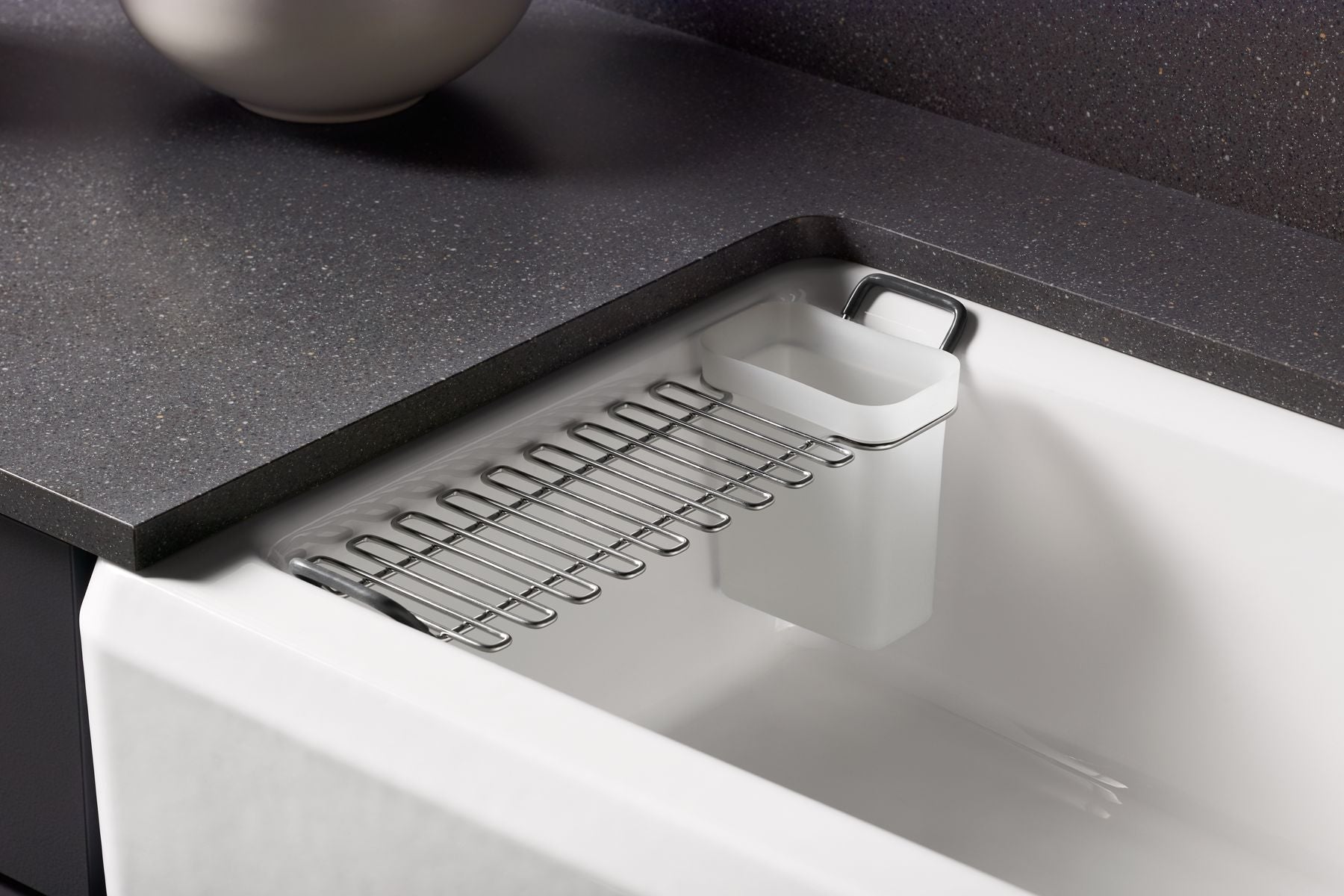 KOHLER K-24564-FF Riverby 35-3/4" Undermount Single-Bowl Farmhouse Workstation Kitchen Sink - Sea Salt