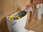 KOHLER K-31644-96 Cimarron Continuousclean St Two-Piece Round-Front Toilet, 1.28 Gpf - Biscuit