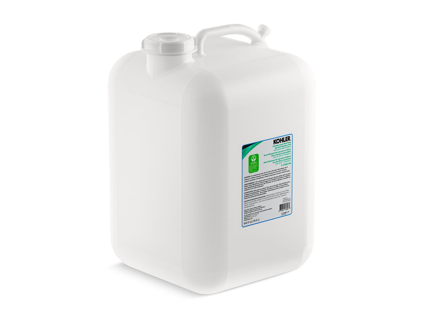 KOHLER No fragrance/dye foam soap refill – five gallons - K-24882-NA