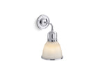 KOHLER K-32281-SC01-CPL Hauksbee One-Light Bell Sconce In Polished Chrome