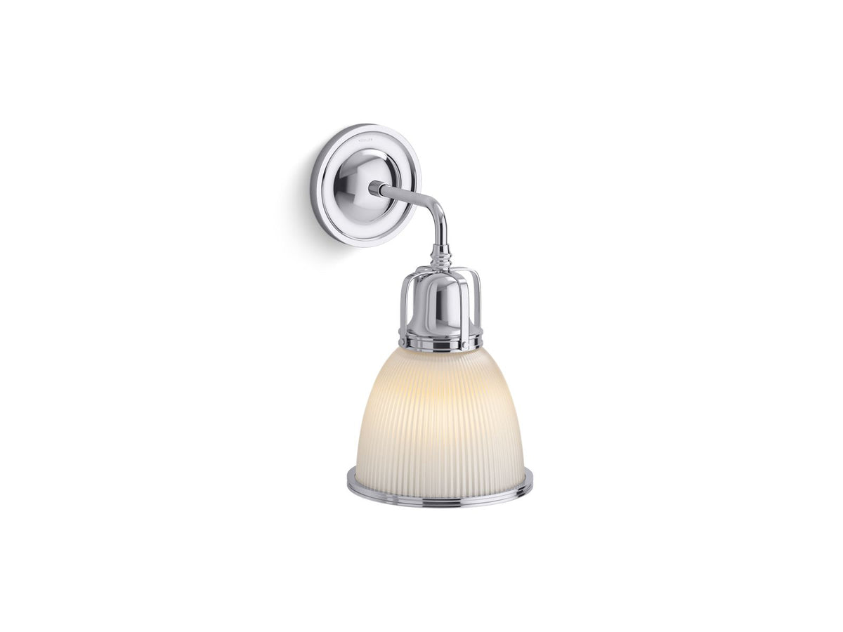 KOHLER K-32281-SC01-CPL Hauksbee One-Light Bell Sconce In Polished Chrome