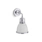 KOHLER K-32281-SC01-CPL Hauksbee One-Light Bell Sconce In Polished Chrome