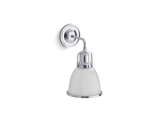 KOHLER K-32281-SC01-CPL Hauksbee One-Light Bell Sconce In Polished Chrome