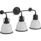 KOHLER K-32283-SC03-BLL Hauksbee Three-Light Bell Sconce In Matte Black