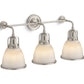 KOHLER K-32283-SC03-BNL Hauksbee Three-Light Bell Sconce In Brushed Nickel