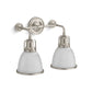 KOHLER K-32282-SC02-BNL Hauksbee Two-Light Bell Sconce In Brushed Nickel