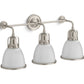 KOHLER K-32283-SC03-BNL Hauksbee Three-Light Bell Sconce In Brushed Nickel