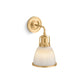 KOHLER K-32281-SC01-2GL Hauksbee One-Light Bell Sconce In Brushed Moderne Brass