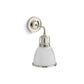 KOHLER K-32281-SC01-SNL Hauksbee One-Light Bell Sconce In Polished Nickel