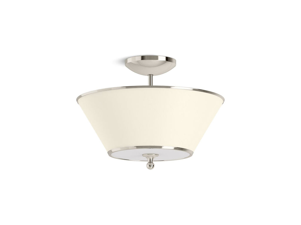 KOHLER K-27859-FM02-SNL Parohn 16" Flush-Mount In Polished Nickel
