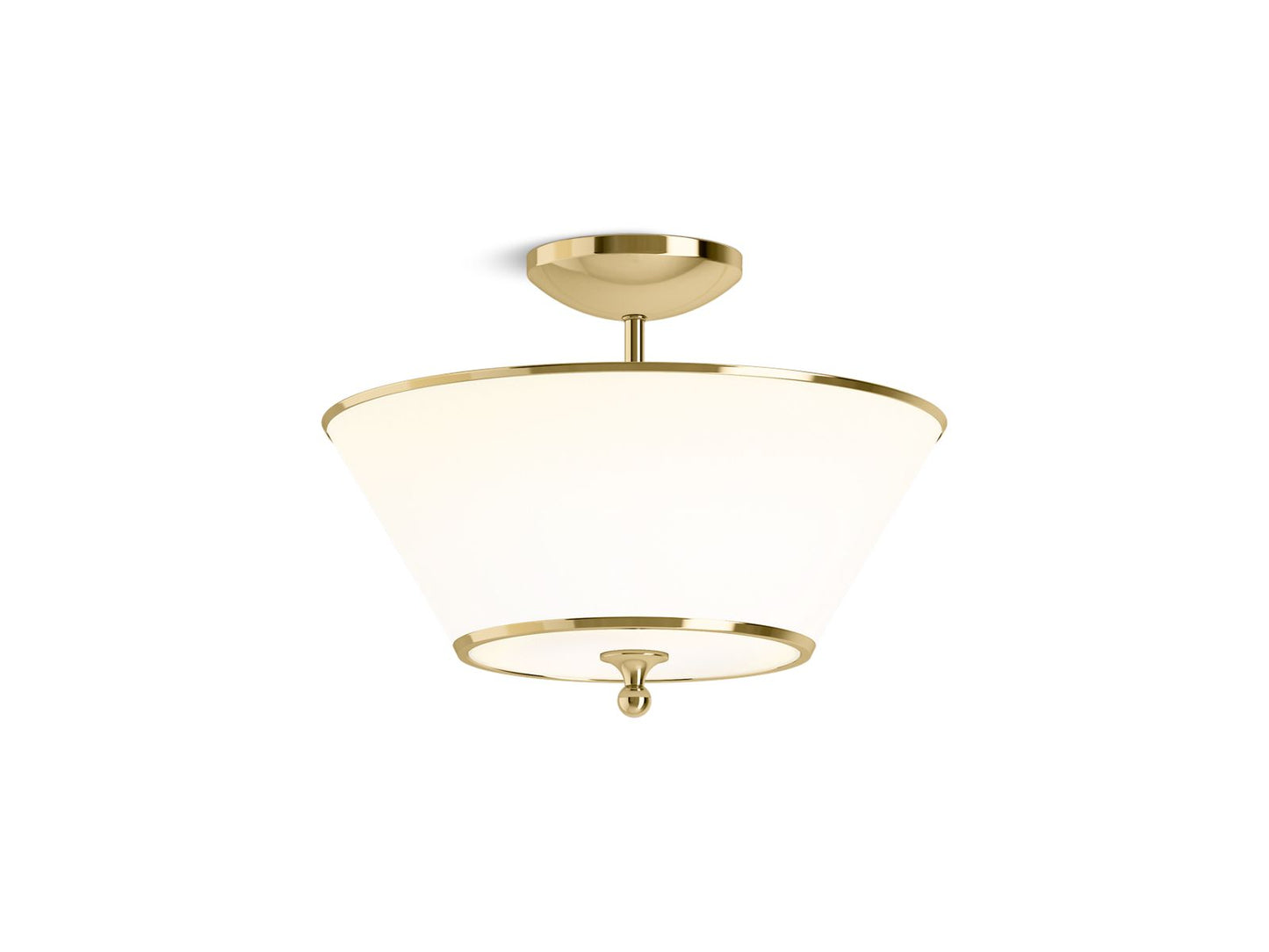 KOHLER K-27859-FM02-2PL Parohn 16" Flush-Mount In Polished Brass