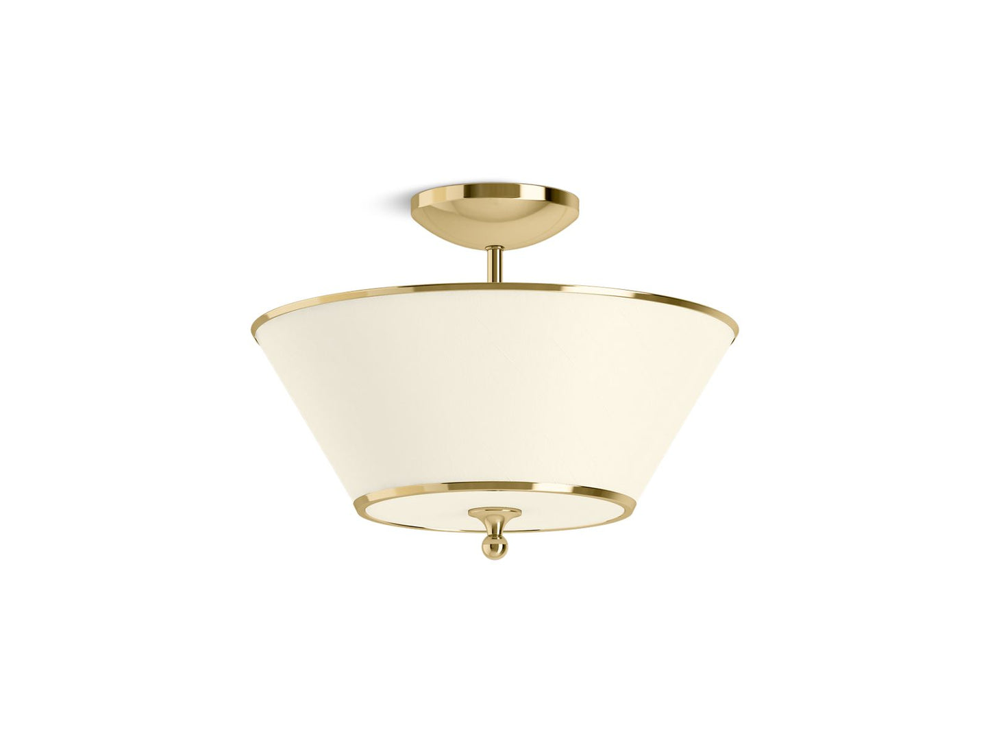 KOHLER K-27859-FM02-2PL Parohn 16" Flush-Mount In Polished Brass