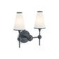 KOHLER K-27860-SC02-GNL Parohn Two-Light Sconce In Gunmetal