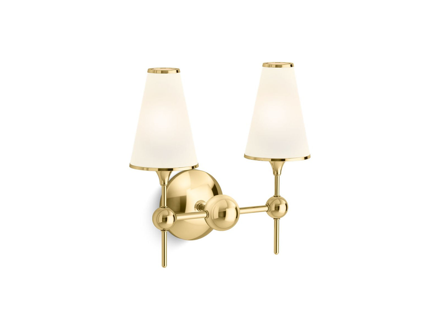 KOHLER K-27860-SC02-2PL Parohn Two-Light Sconce In Polished Brass