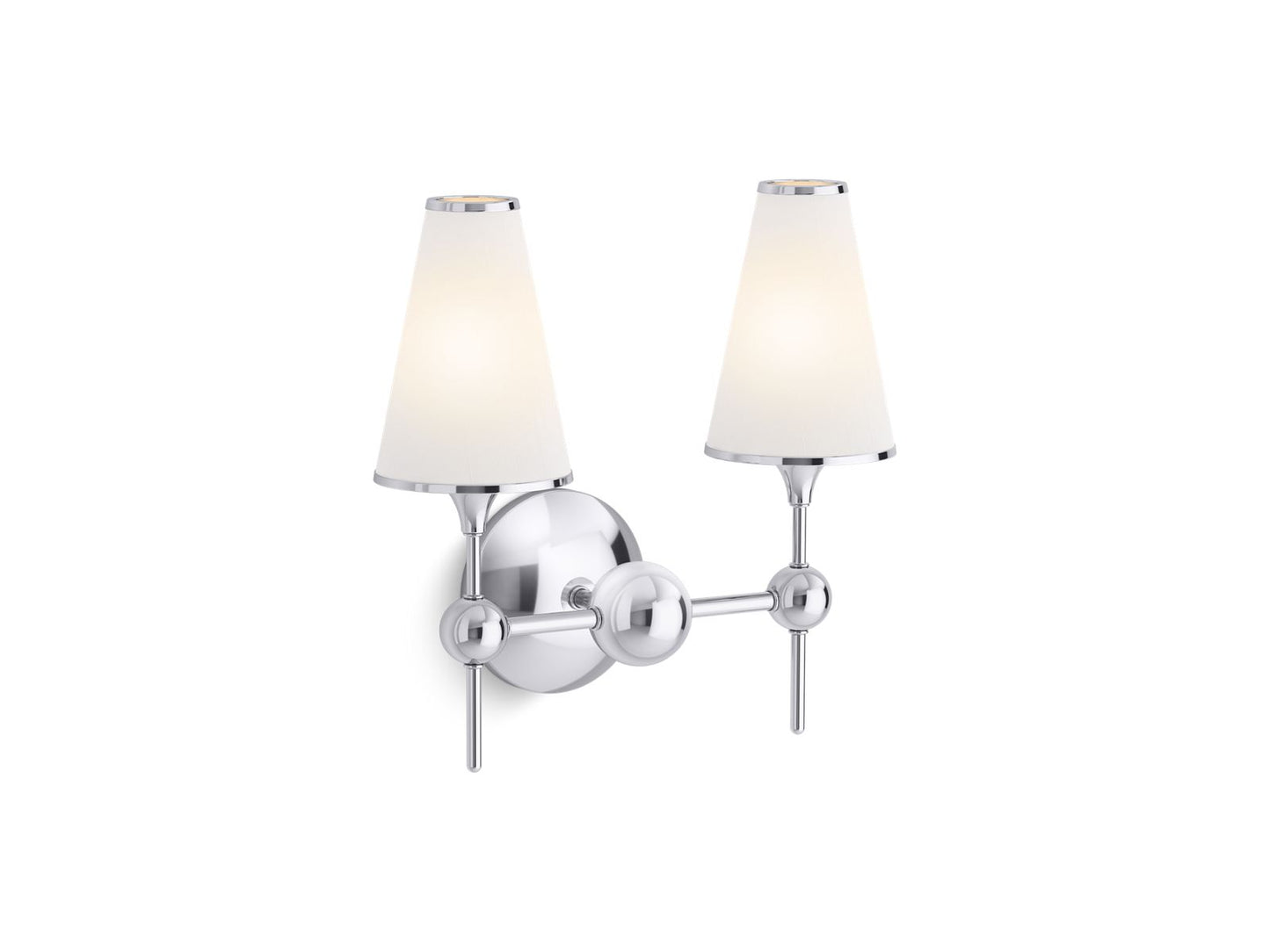 KOHLER K-27860-SC02-CPL Parohn Two-Light Sconce In Polished Chrome