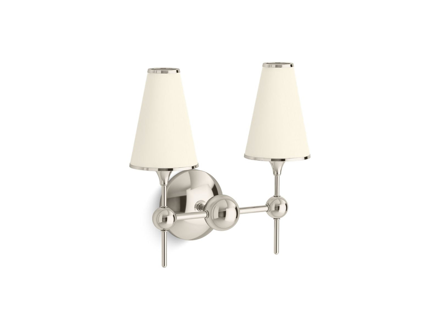 KOHLER K-27860-SC02-SNL Parohn Two-Light Sconce In Polished Nickel