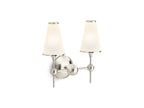 KOHLER K-27860-SC02-SNL Parohn Two-Light Sconce In Polished Nickel