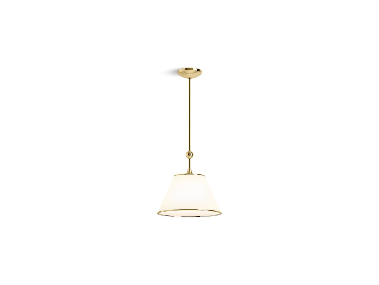 KOHLER K-27861-PE01-2PL Parohn 14" Pendant In Polished Brass