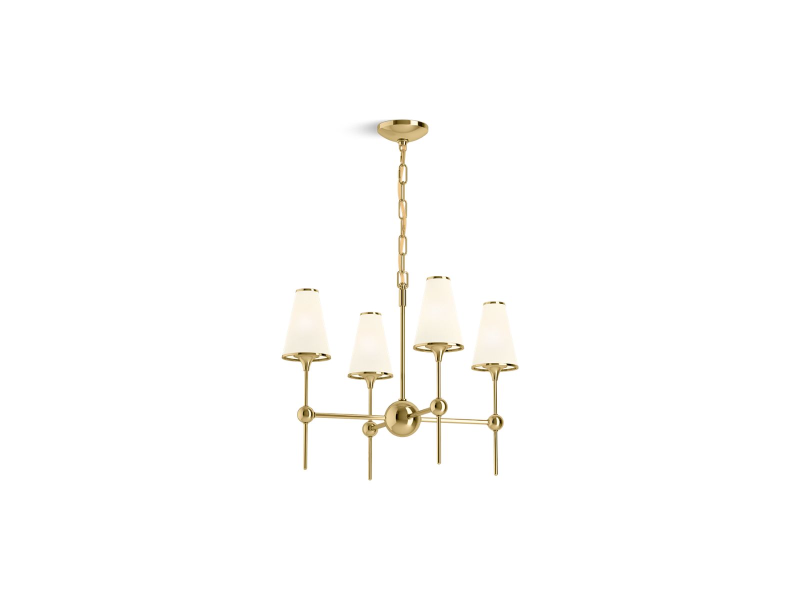 KOHLER K-27862-CH04-2PL Parohn 26" Chandelier In Polished Brass