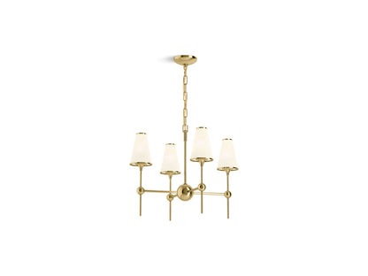 KOHLER K-27862-CH04-2PL Parohn 26" Chandelier In Polished Brass