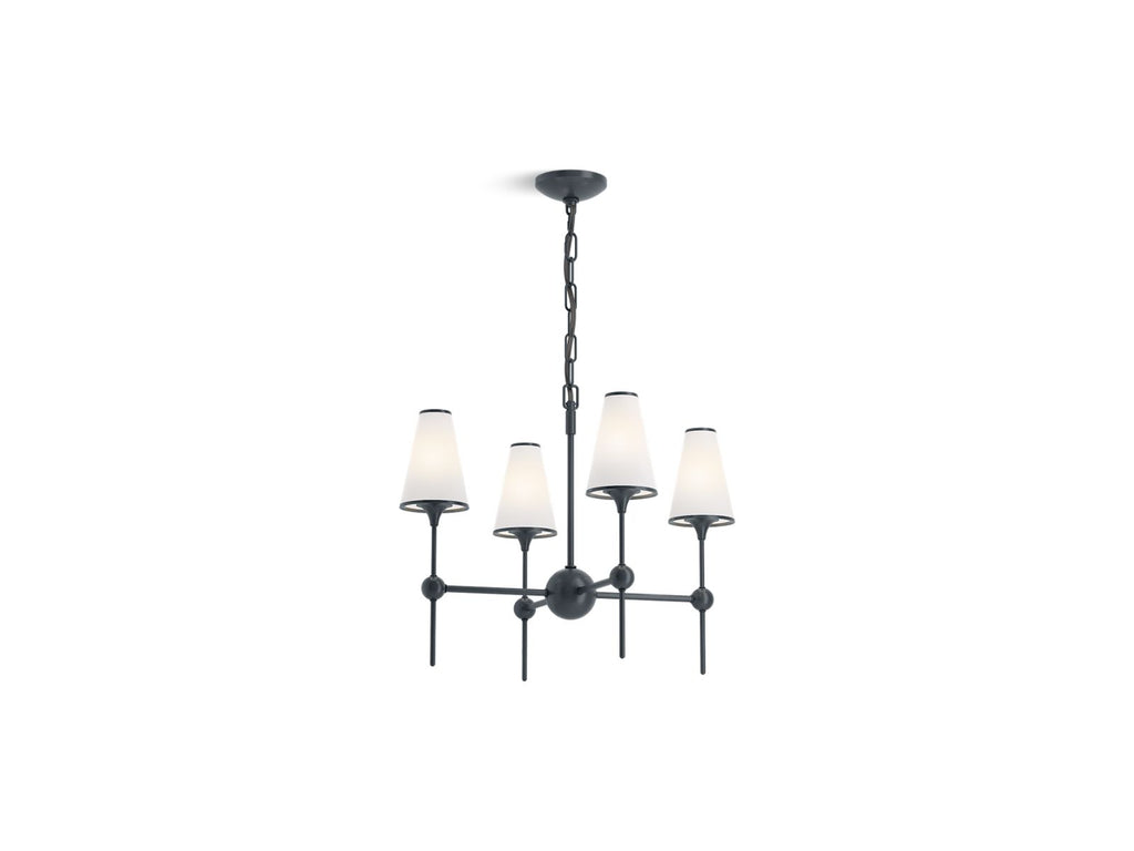 KOHLER K-27862-CH04-GNL Parohn 26" Chandelier In Gunmetal