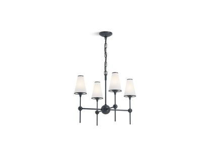 KOHLER K-27862-CH04-GNL Parohn 26" Chandelier In Gunmetal