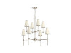 KOHLER K-27863-CH08-SNL Parohn 36" Chandelier In Polished Nickel