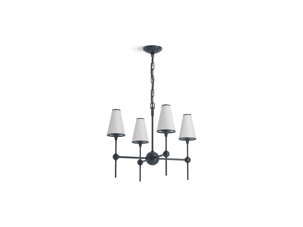 KOHLER K-27862-CH04-GNL Parohn 26" Chandelier In Gunmetal