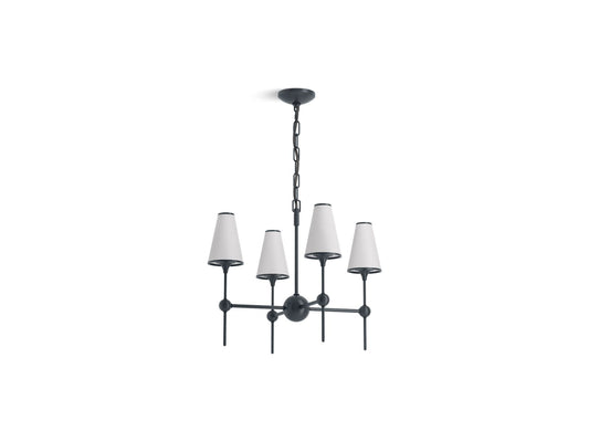 KOHLER K-27862-CH04-GNL Parohn 26" Chandelier In Gunmetal