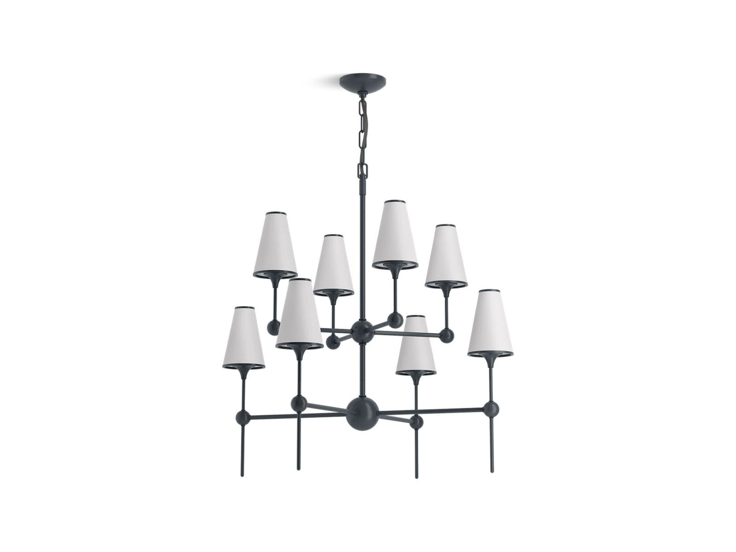 KOHLER K-27863-CH08-GNL Parohn 36" Chandelier In Gunmetal