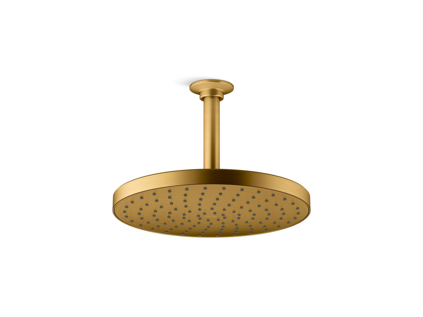 KOHLER K-76465-G-2MB Awaken 10" Single-Function Rainhead, 1.75 Gpm In Vibrant Brushed Moderne Brass