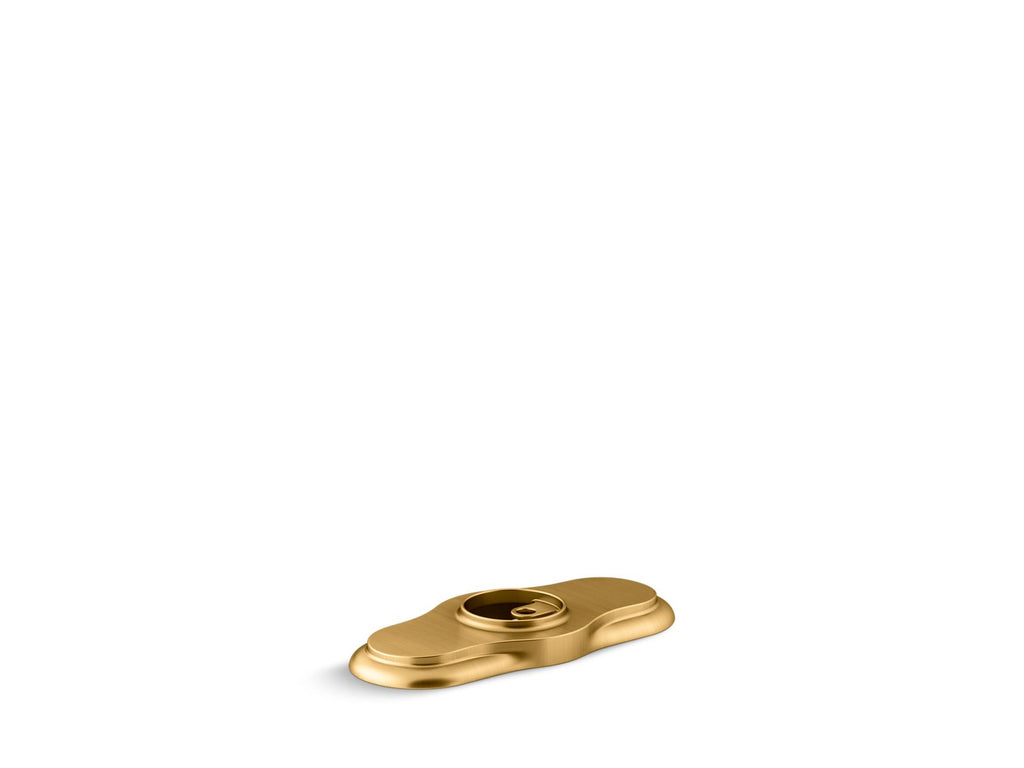 KOHLER K-75449-2MB Artifacts Escutcheon Plate - Vibrant Brushed Moderne Brass