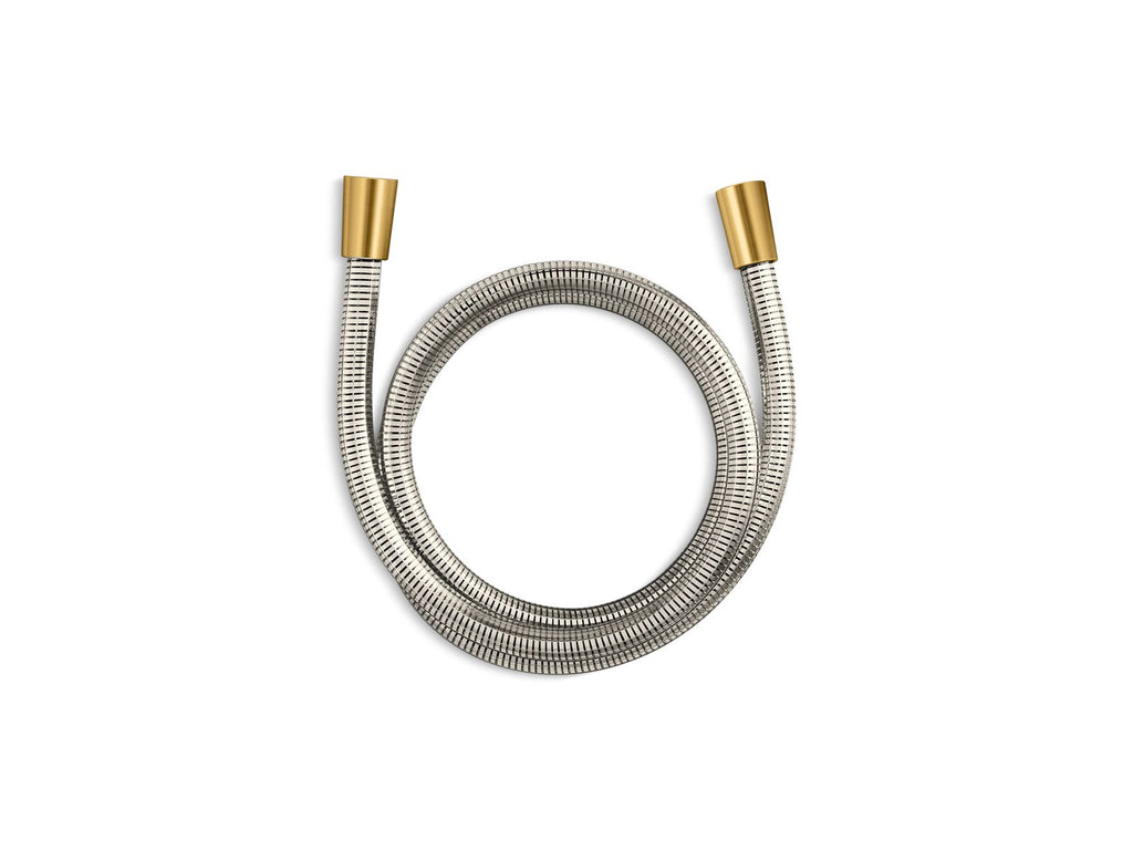 KOHLER K-45982-2MB Awaken 60" Ribbon Hose - Vibrant Brushed Moderne Brass