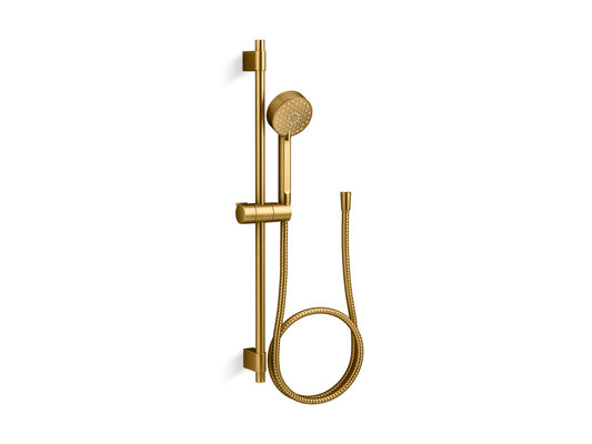 KOHLER K-98361-G-2MB Awaken G90 27" three-function handshower kit, 1.75 gpm - Vibrant Brushed Moderne Brass