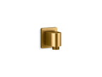 KOHLER K-98350-2MB Awaken Wall-Mount Supply Elbow - Vibrant Brushed Moderne Brass