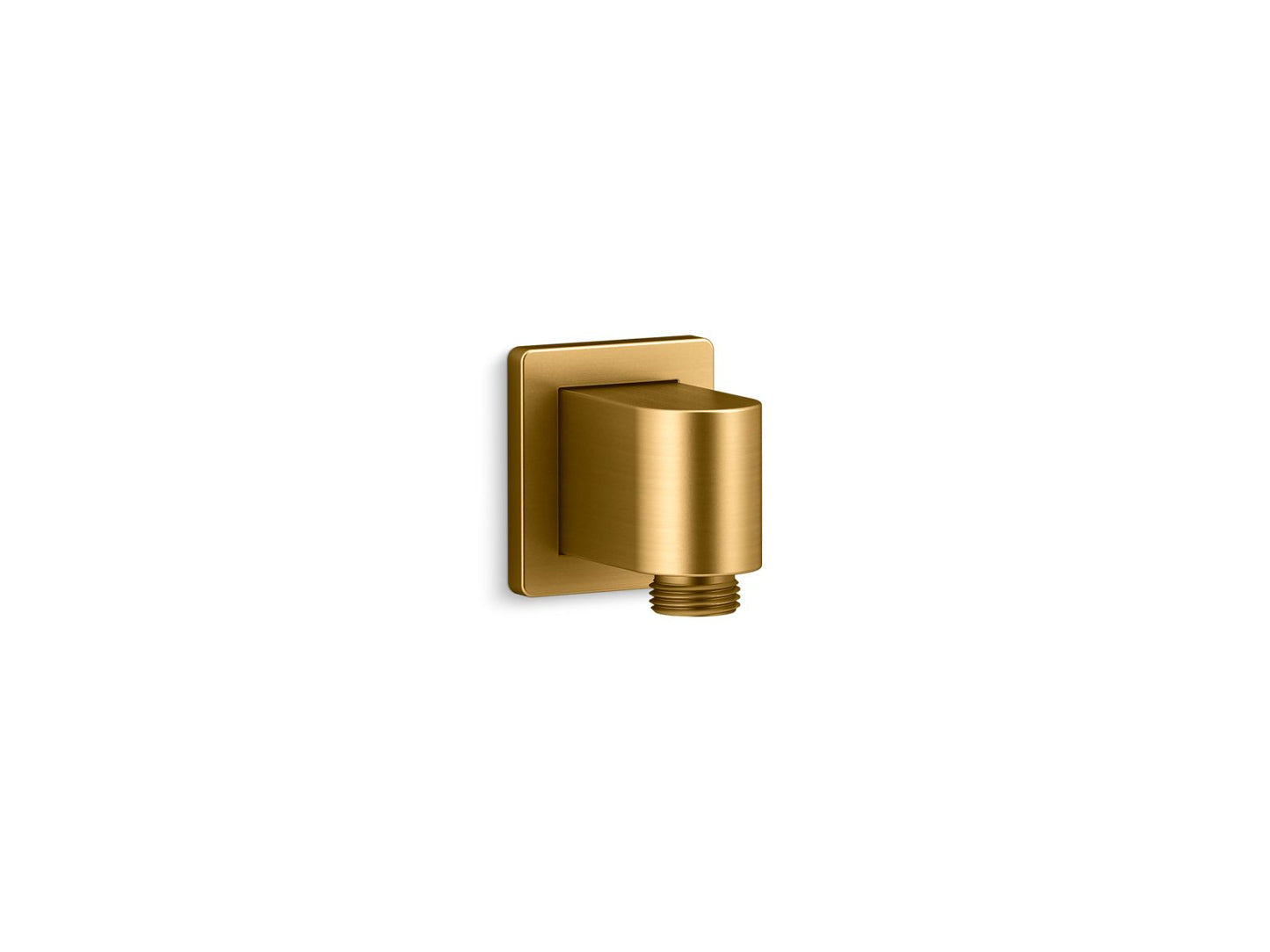 KOHLER K-98351-2MB Awaken Wall-mount supply elbow with check valve - Vibrant Brushed Moderne Brass