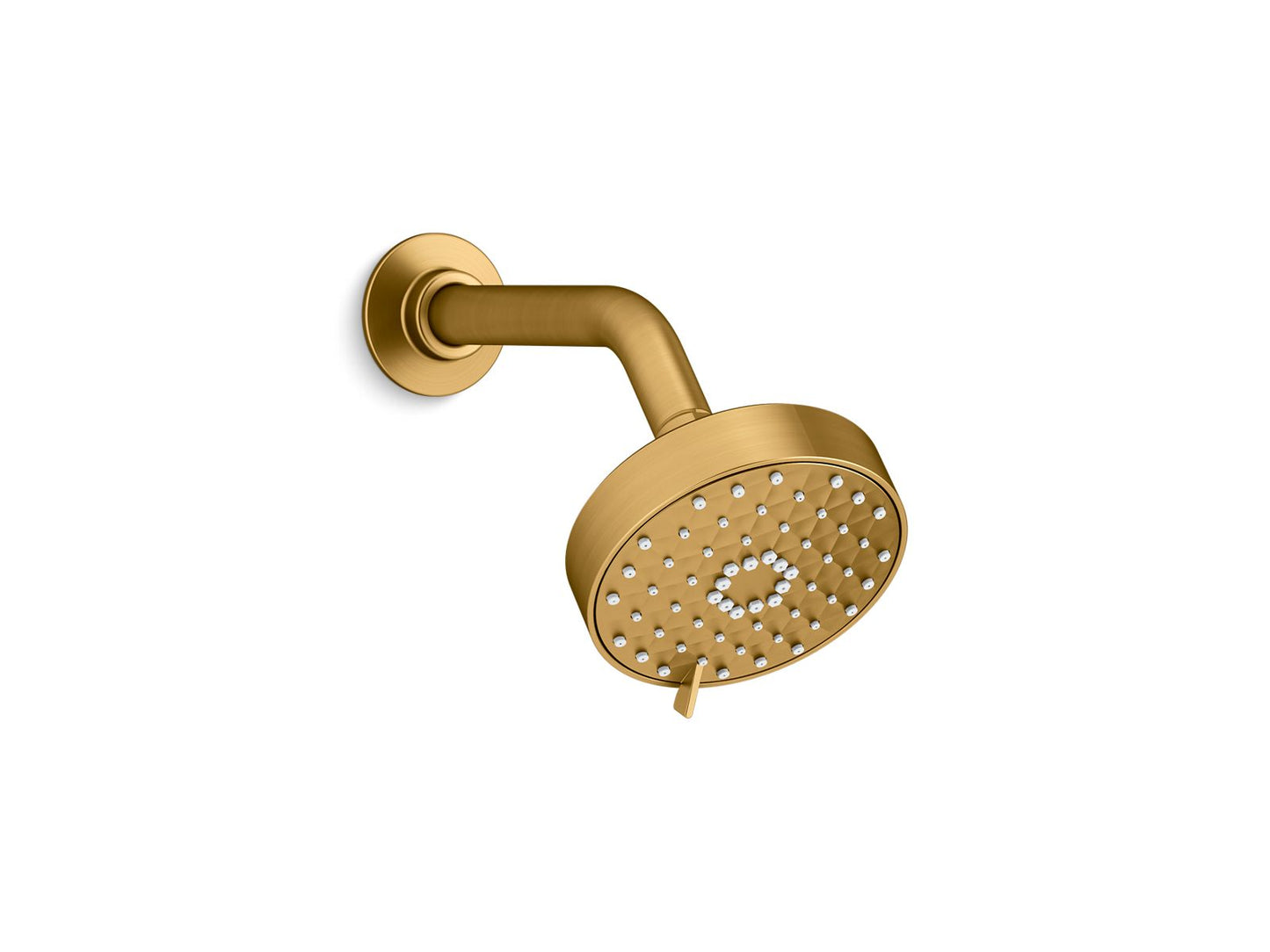 KOHLER K-72419-G-2MB Awaken G110 Three-Function Showerhead, 1.75 Gpm In Vibrant Brushed Moderne Brass