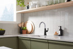 KOHLER K-23767-BL Tone Single-Handle Bar Sink Faucet - Matte Black