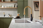 KOHLER K-23764-BL Tone Pull-Down Kitchen Sink Faucet With Three-Function Sprayhead - Matte Black
