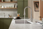 KOHLER K-23764-BL Tone Pull-Down Kitchen Sink Faucet With Three-Function Sprayhead - Matte Black