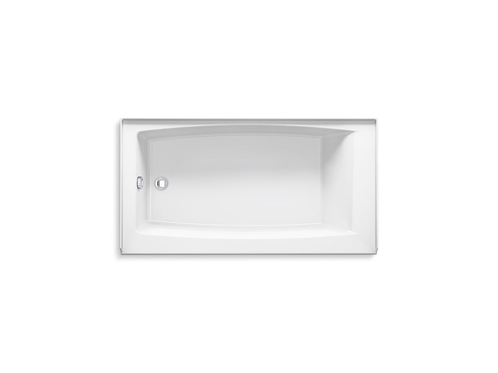 KOHLER K-26108-LA-0 Entity 60" X 32" Alcove Bath With Left Drain - White