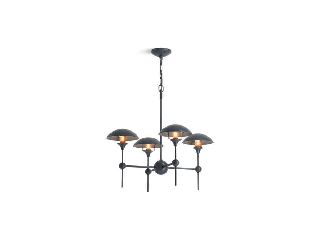 KOHLER K-27950-CH04-GNL Vorleigh 30" Chandelier In Gunmetal