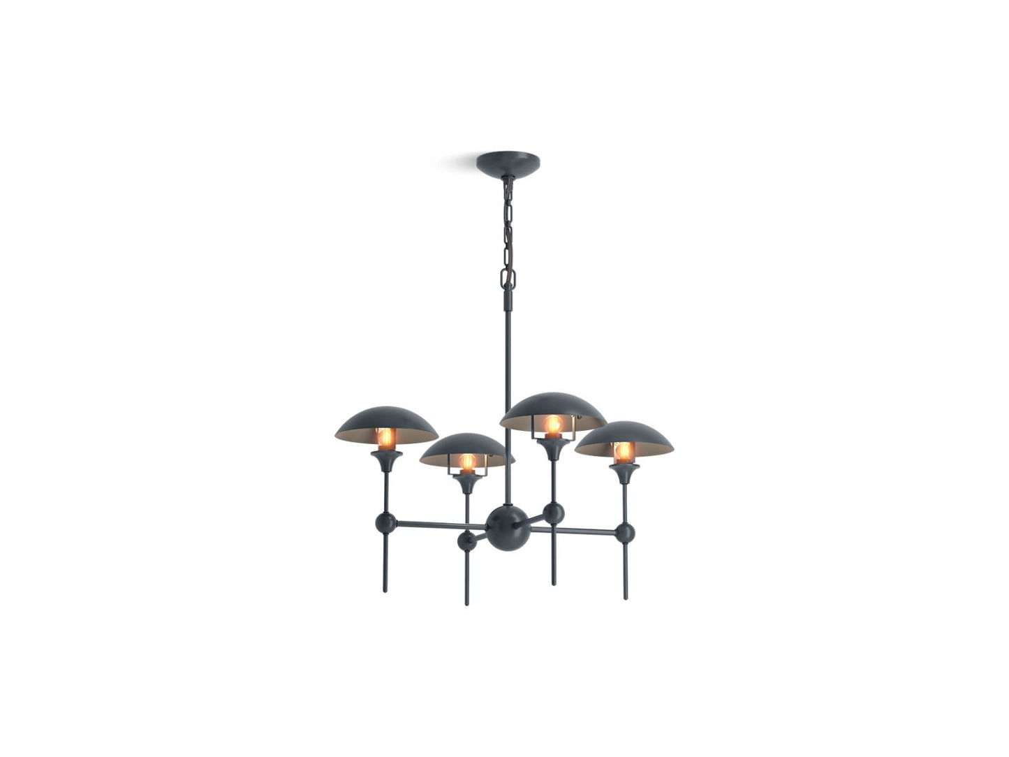 KOHLER K-27950-CH04-GNL Vorleigh 30" Chandelier In Gunmetal