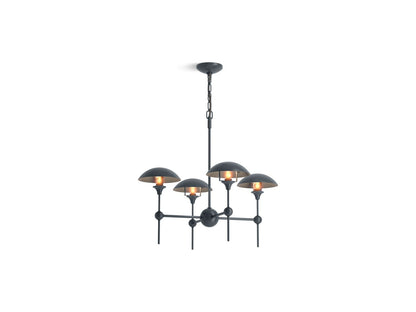 KOHLER K-27950-CH04-GNL Vorleigh 30" Chandelier In Gunmetal