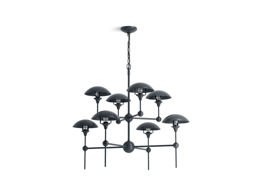 KOHLER K-27951-CH08-GNL Vorleigh 40" Chandelier In Gunmetal