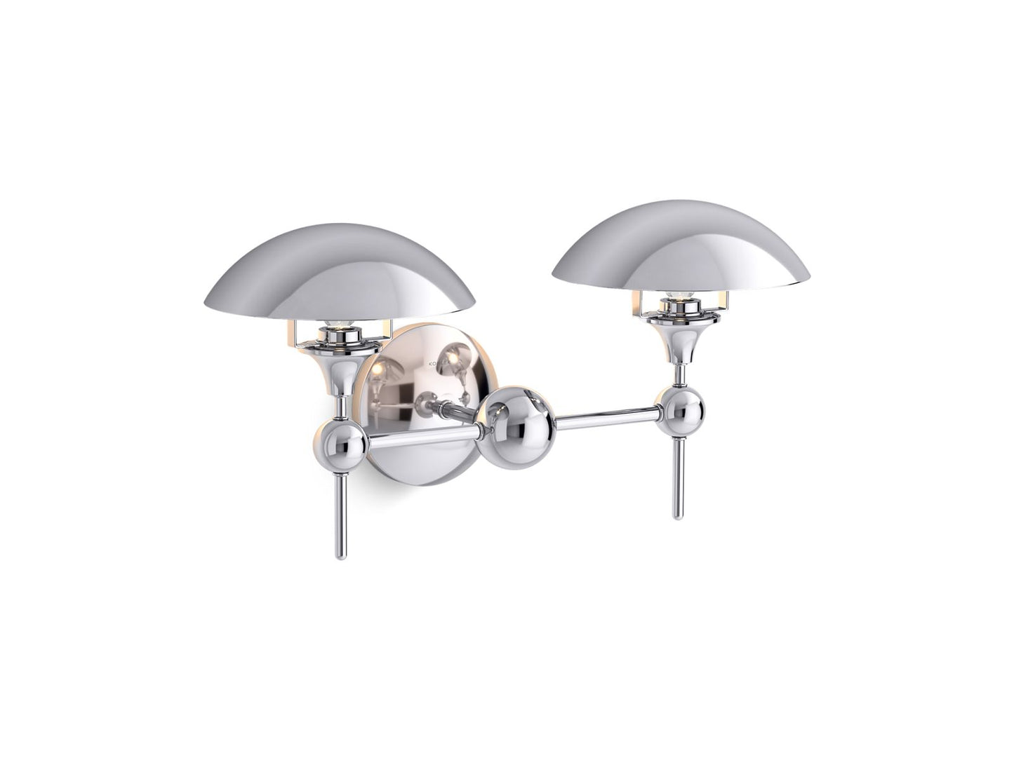 KOHLER K-27945-SC02-CPL Vorleigh Two-Light Sconce In Polished Chrome