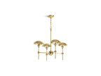 KOHLER K-27950-CH04-2PL Vorleigh 30" Chandelier In Polished Brass
